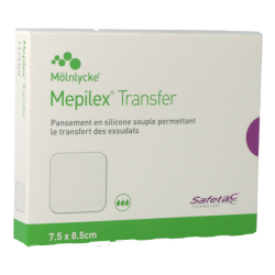 Mepilex Transfer 7,5x8,5cm (x10) - Pansement Silicone S