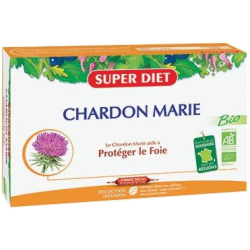 Chardon Marie Protection du foie Bio Super Diet - 20 Ampoules
