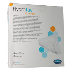 HydroTac Comfort 15x15cm (x10) - Pansement Hydrocellulaire&#