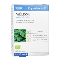 Phytostandard Mélisse Complément alimentaire Phytoprevent Pileje&