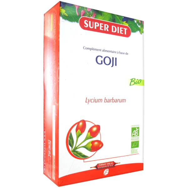 Goji lycium barbarum Bio Super Diet - 20 Ampoules