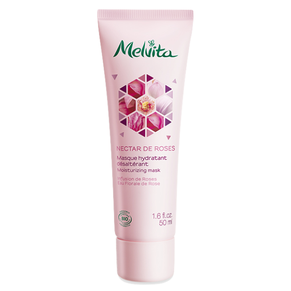 Nectar de Roses Masque Hydratant Désaltérant Bio Melvita - Tube de 50ml