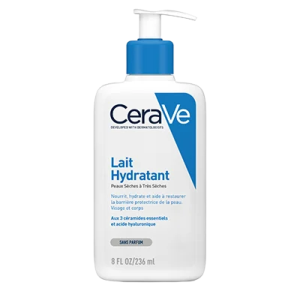 Lait hydratant peaux sèches à très sèches CeraVe 473ml