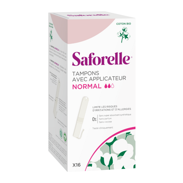Tampons Avec Applicateur 3 Gouttes Saforelle