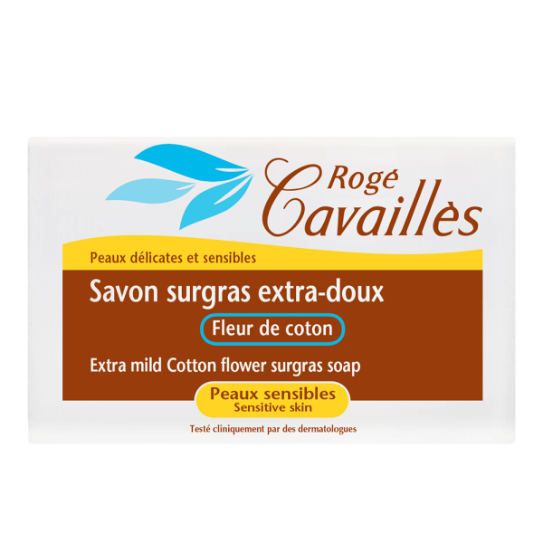 Savon Surgras extra-doux Fleur de Coton Rogé Cavaillès - 2x250g