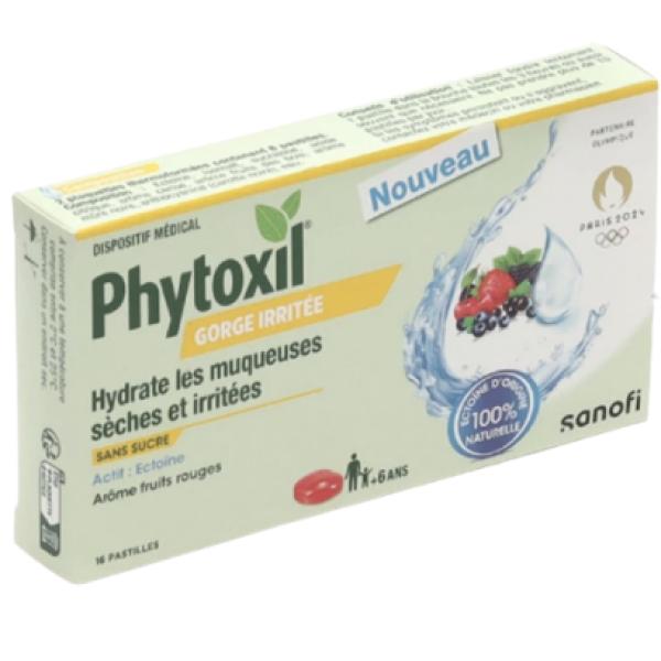 Phytoxil Gorge irritée pastilles miel citron