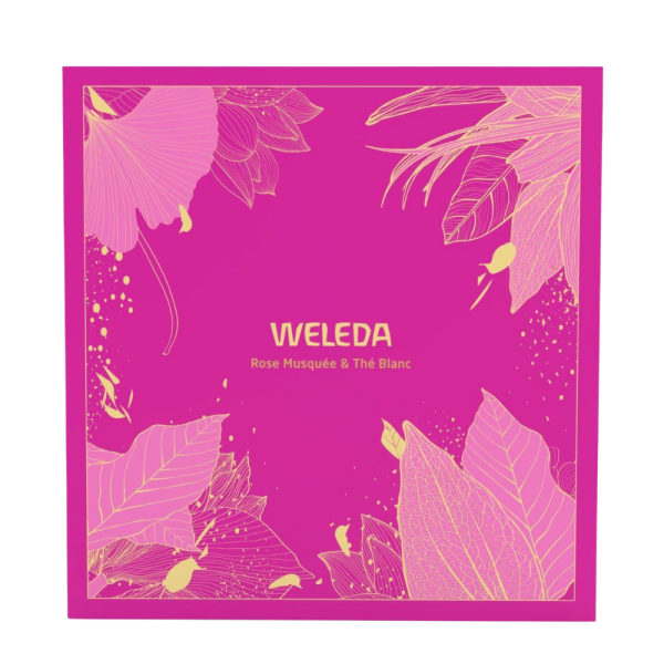 Weleda Coffret Corps Rose Noël – Huile Harmonisante & Crème de Douche Rose Musquée
