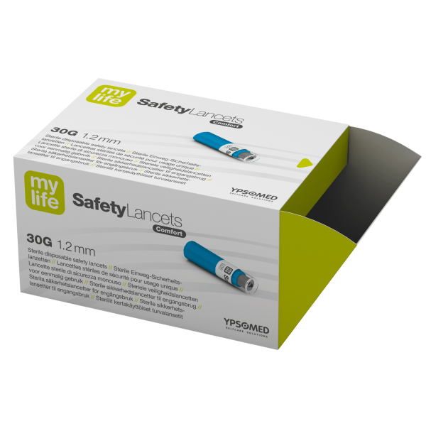Pura mylife Safety Lancets Confort Ypsomed Boite de 200 - 30G