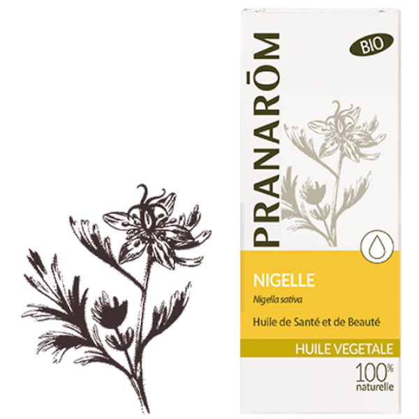 Huile Végétale de Nigelle Bio Pranarôm - Flacon de 50ml