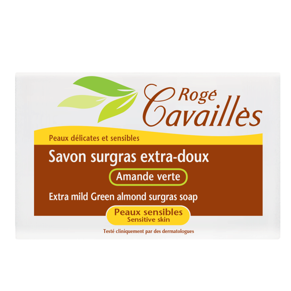 Savon Surgras extra-doux Amande Verte Rogé Cavaillès - 2x250g