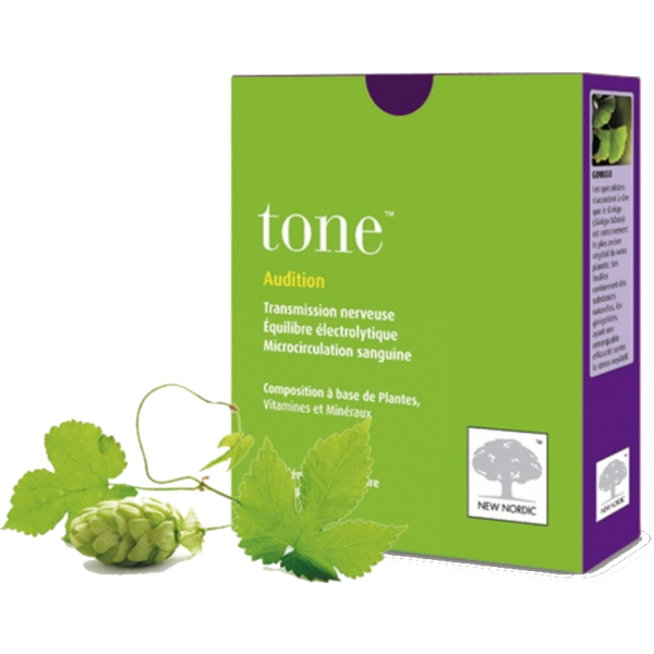 Tone audition plantes vitamines et minéraux New Nordic - 60 comprimés