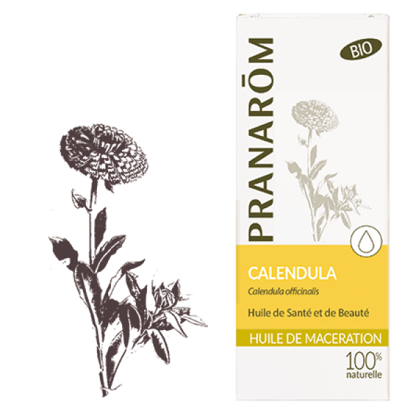 Huile Végétale Bio au Calendula de Pranarom - 50 mL