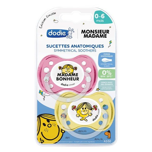 Sucette symmetrical soother 0-6 mois Dodie