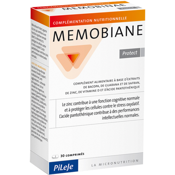 Complément Alimentaire Memobiane Protect Pileje - 30 Comprimés Sécables