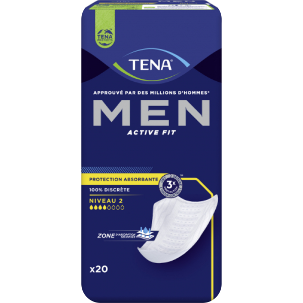 TENA MEN Protection discrète et confortable pour hommes