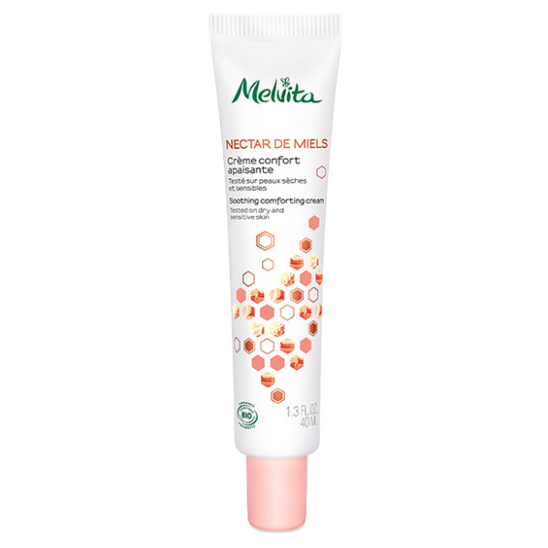 Nectar de Miels Crème Confort Apaisante Bio Melvita - Tube de 40ml