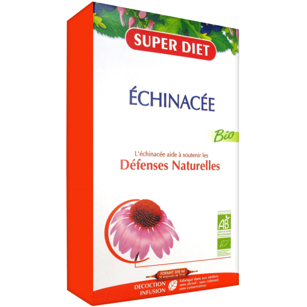Echinacée défenses naturelles Bio Super Diet - 20 Ampoules