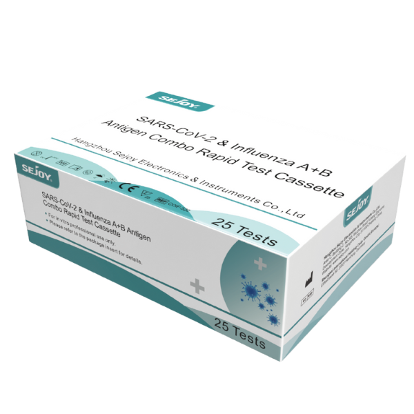 Tests Antigénique COMBO Grippe + COVID Nasopharyngé – SARS Cov 2 & Influenza A/B
