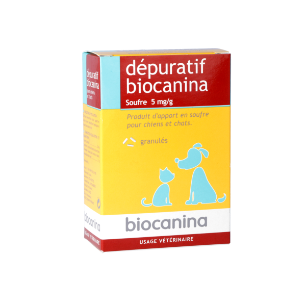 Déouratif Complément en Soufre pour chien et chat Biocanina - 90 g