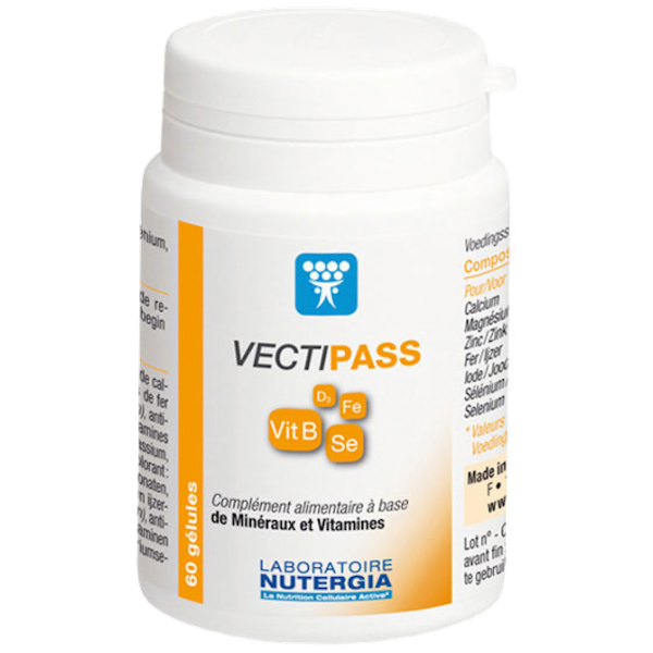 VectiPass Complément Alimentaire Nutergia - 60 Gélules