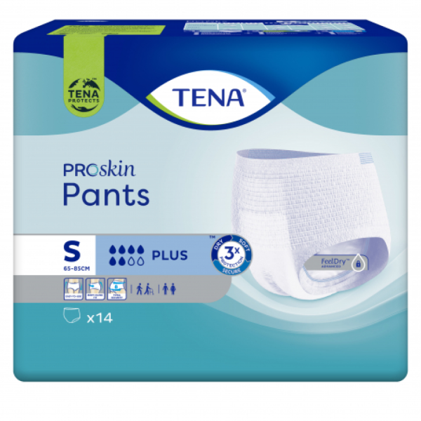 TENA PANTS PLUS 6 GOUTTES - Culottes absorbantes pour besoins urinaires modérés à importants
