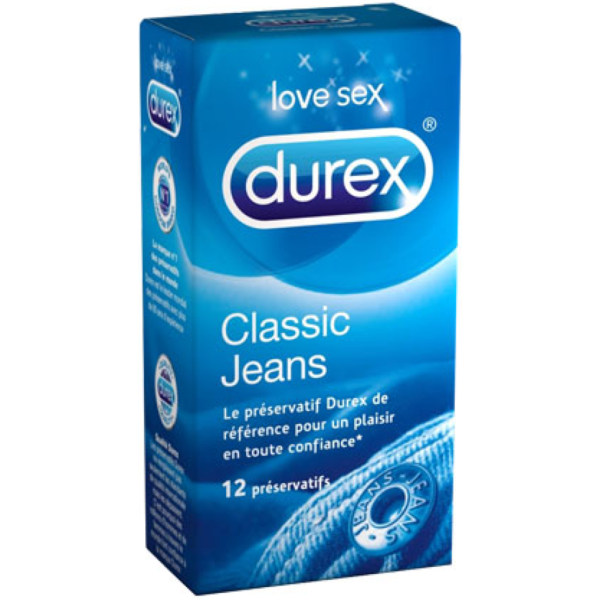 Classic Jeans Préservatifs lubrifiés Durex