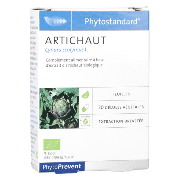 Phytostandard Artichaut Complément alimentaire Phytoprevent Pileje - 20 Gélules