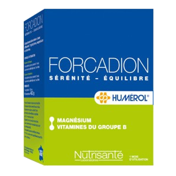 Forcadion Humérol sérénité et équilibre magnésium vitamines B Nutrisanté - 60 comprimés