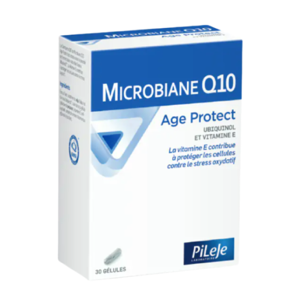 Complément Alimentaire Microbiane Q10 Ageprotect Pileje - 30 Gélules