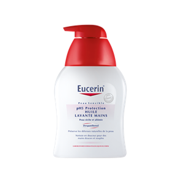 Huile lavante mains pH5 peaux sensibles Eucerin - 250 mL