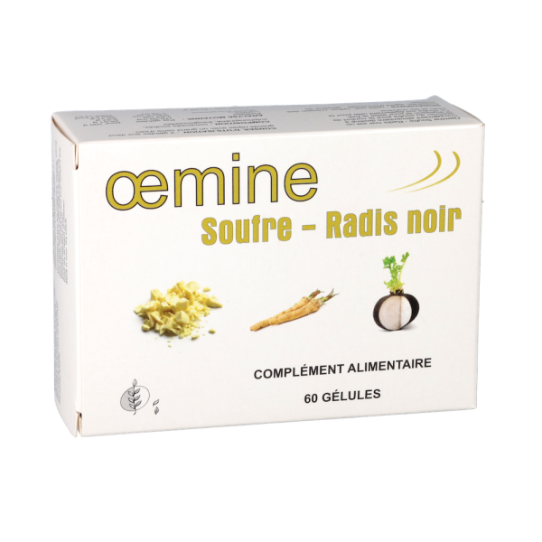 Complément Alimentaire Soufre-Radis Noir Oemine - 60 Gélules