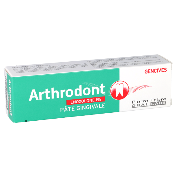 Pâte gingivale enoxolone 1% Arthrodont Pierre Fabre - 80 g