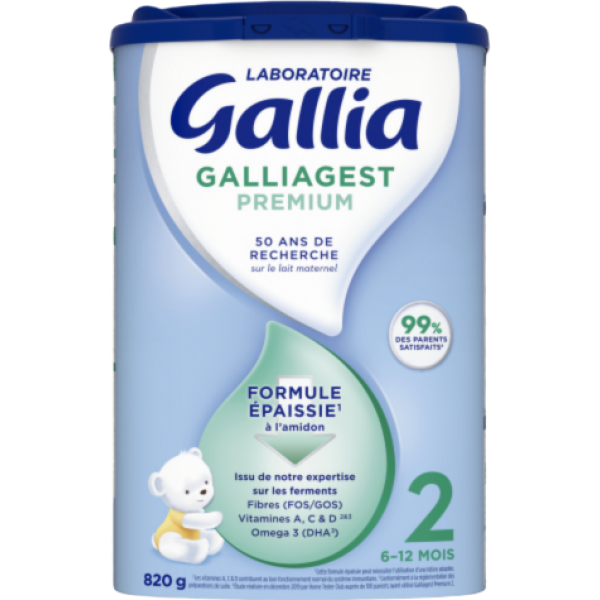 Gallia Galliagest Premium Lait infantile nourrissons 2ème âge - 800 g
