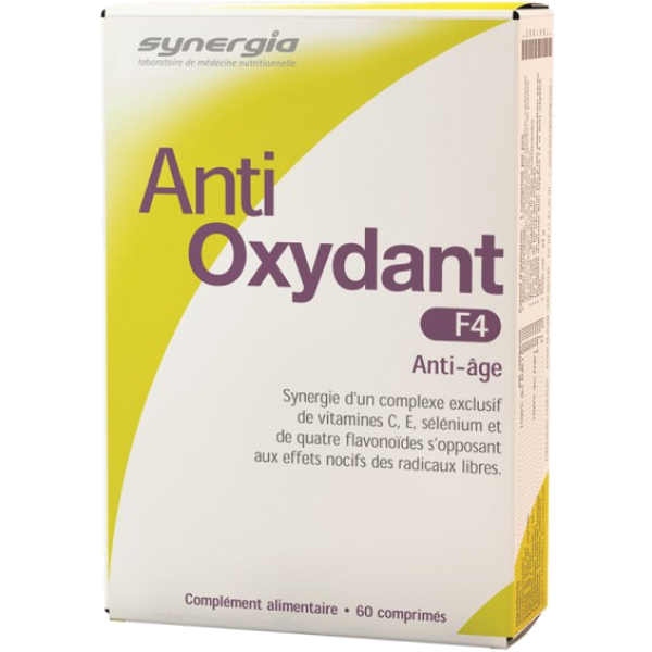 Anti oxydant F4 flavonoïdes Synergia - 60 Comprimés