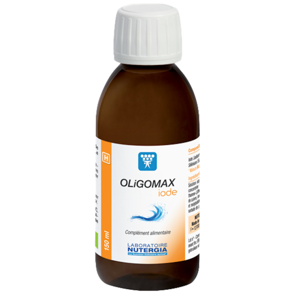 OligoMax Iode Complément Alimentaire Nutergia - Flacon de 150ml