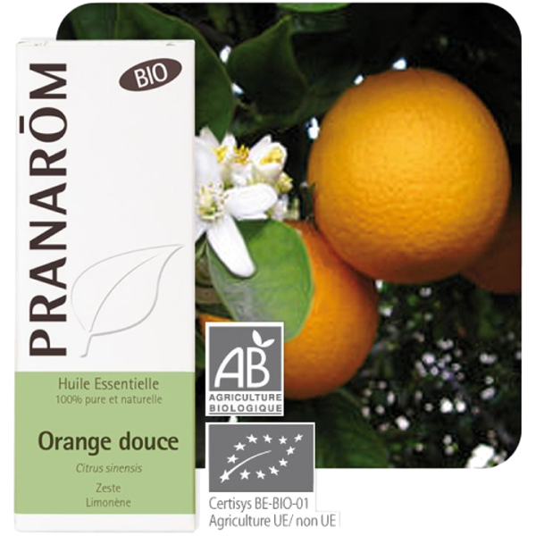 Huile Essentielle Bio Orange Douce Pranarôm - 10ml