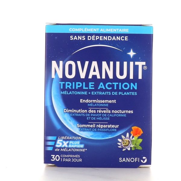 Novanuit triple action libération 5x plus rapide