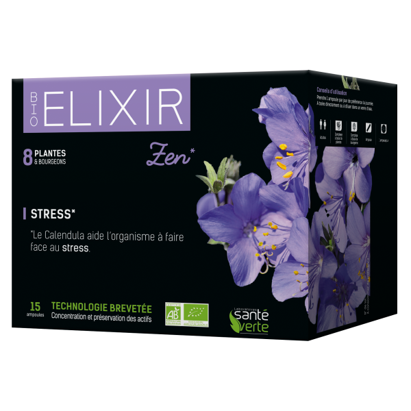 Bio Elixir Zen Santé Verte - 15 Ampoules