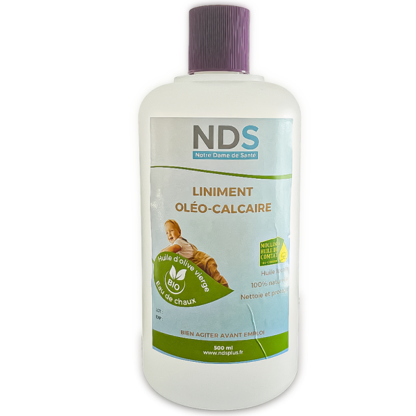 Liniment Oléocalcaire Bio NDS+ 500ml | Soin naturel pour bébé