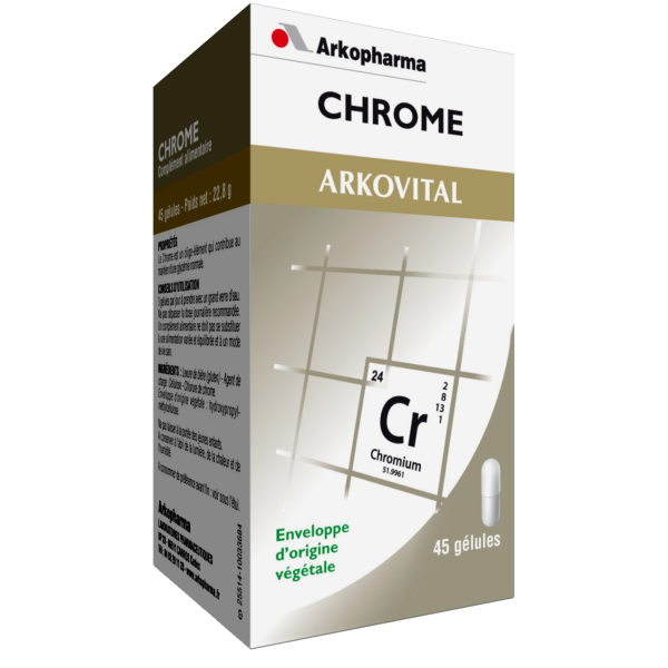 Arkovital chrome Arkopharma - 45 gélules