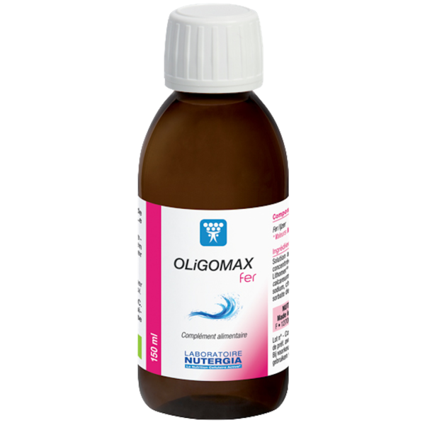 OligoMax Fer Complément Alimentaire Nutergia - Flacon de 150ml