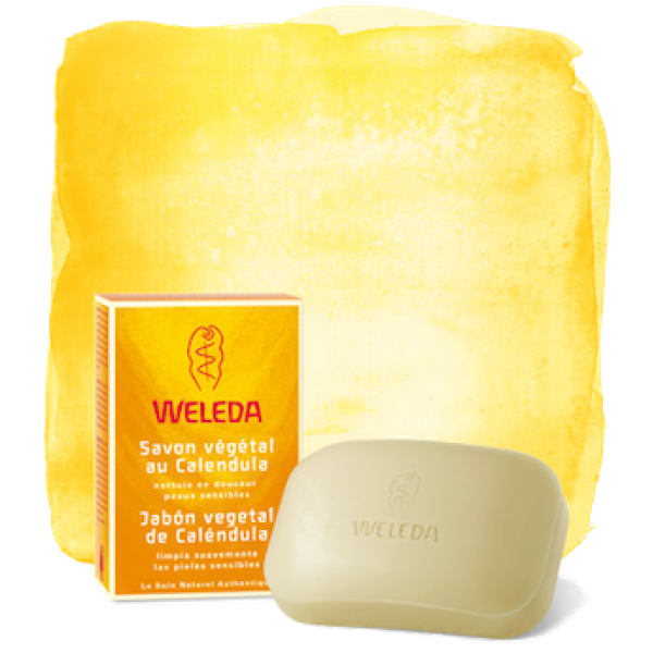 Savon végétal au Calendula Weleda - Savon de 100g