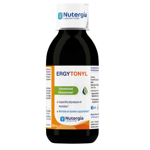 Ergytonyl photodynamisant au ginseng Nutergia - Flacon de 250 mL