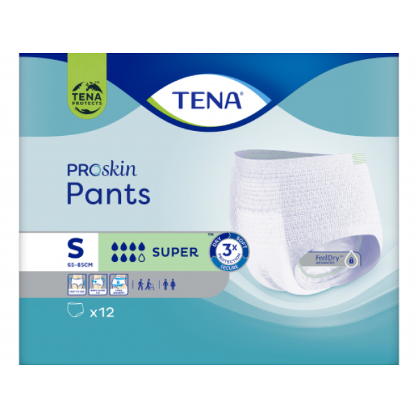 TENA PANTS SUPER 7 GOUTTES - Sous-vêtements absorbants doux et confortables pour hommes et femmes