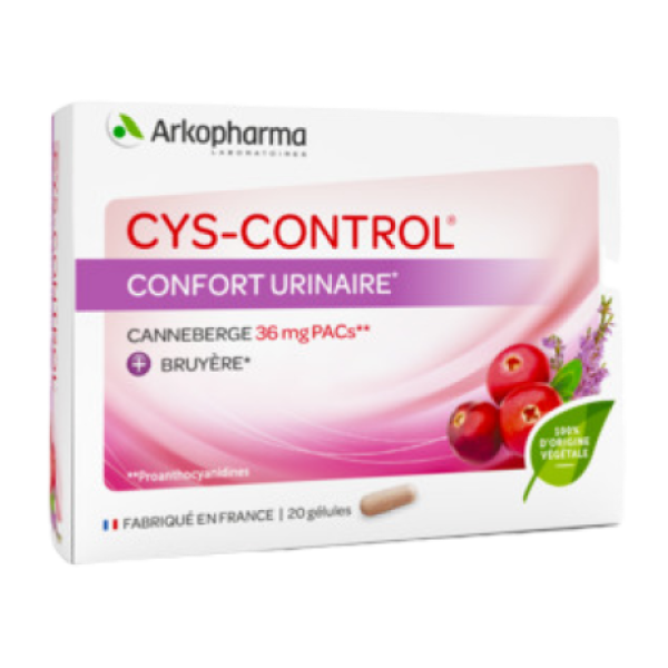 Cys-Control Confort Urinaire Gelules Bt20