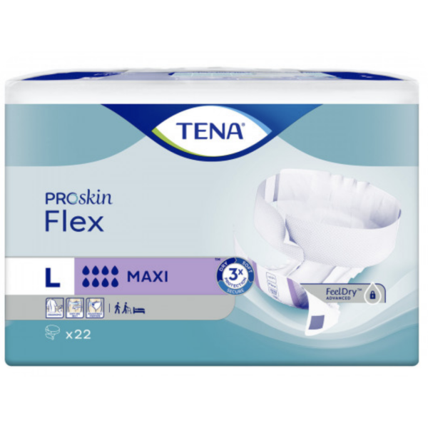 TENA Flex MAXI - Change complet pour incontinence urinaire lourde (x22)