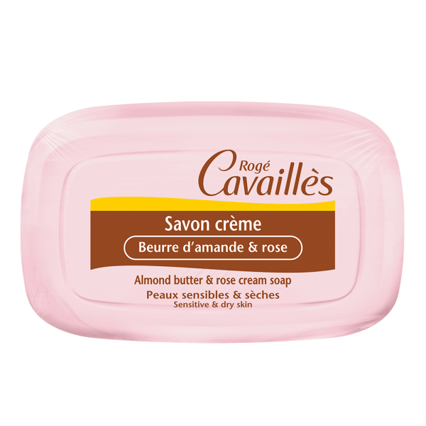 Savon Crème Beurre d'Amande & Rose Rogé Cavaillès - Savon de 115g
