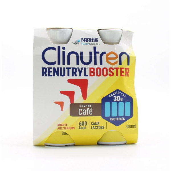Clinutren Renutryl Booster sans lactose 4x300 mL