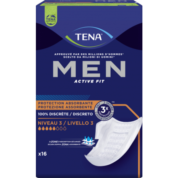 TENA MEN Protection discrète et confortable pour hommes