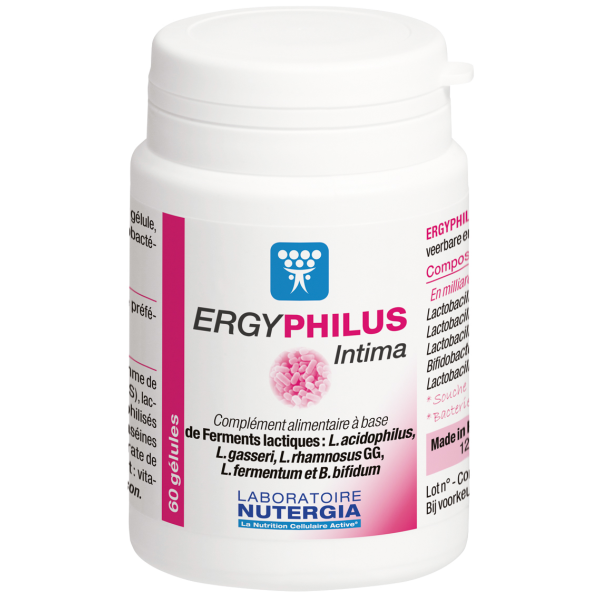 Ergyphilus Intima Complément alimentaire troubles uro-génitaux - Pot de 60 Gélules